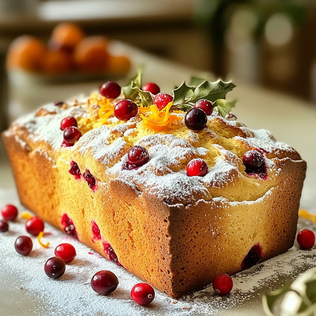 Bakery-Style Cranberry Orange Bread Delight Recipe