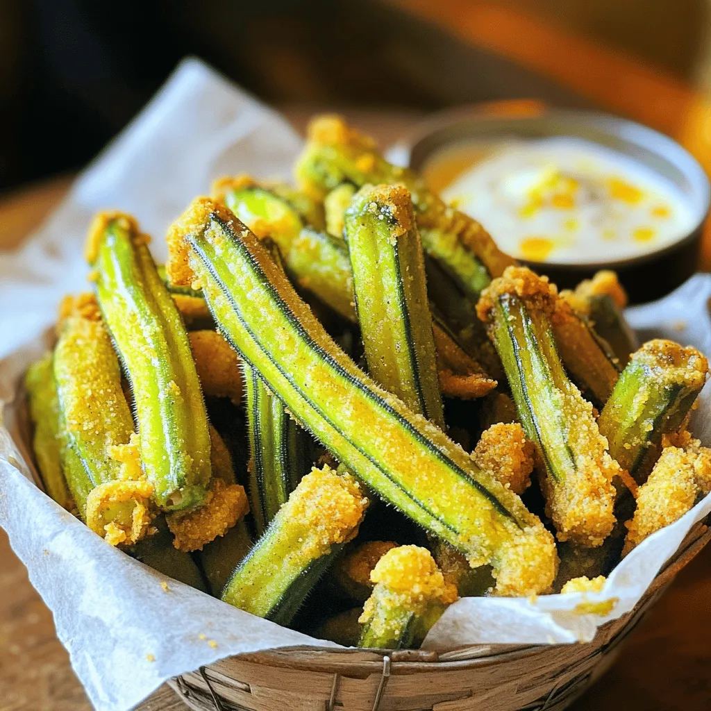Cornmeal Fried Okra Crispy and Flavorful Delight