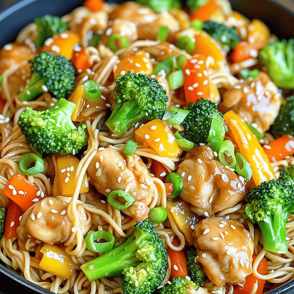 Chicken Teriyaki Noodle Skillet Flavorful Family Meal