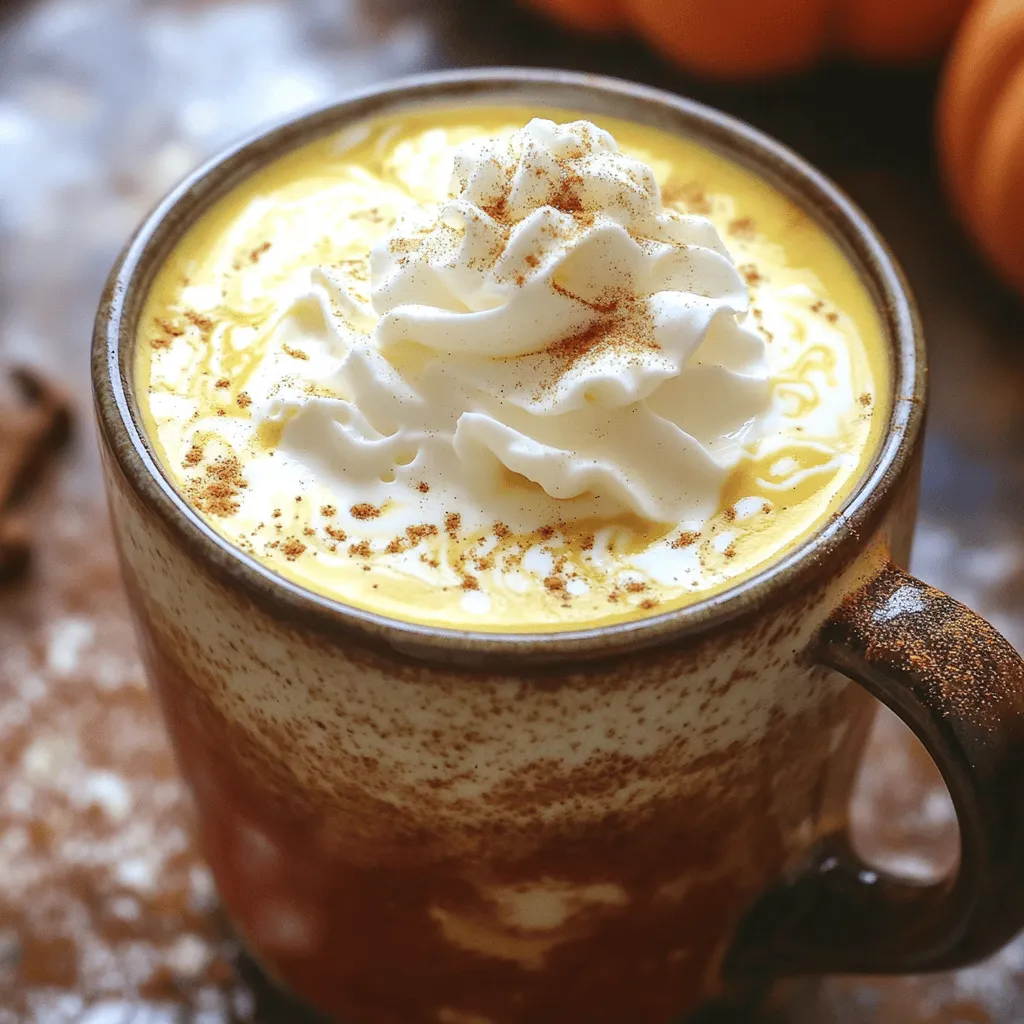 Homemade Pumpkin Spice Latte Rich and Cozy Drink