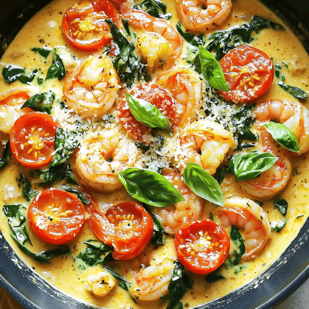 Creamy Tuscan Shrimp Delightful Dinner Recipe
