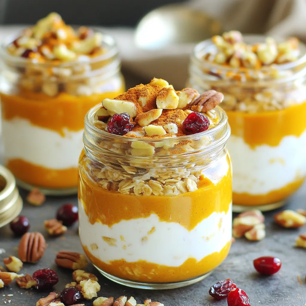 High-Protein Pumpkin Spice Overnight Oats Recipe