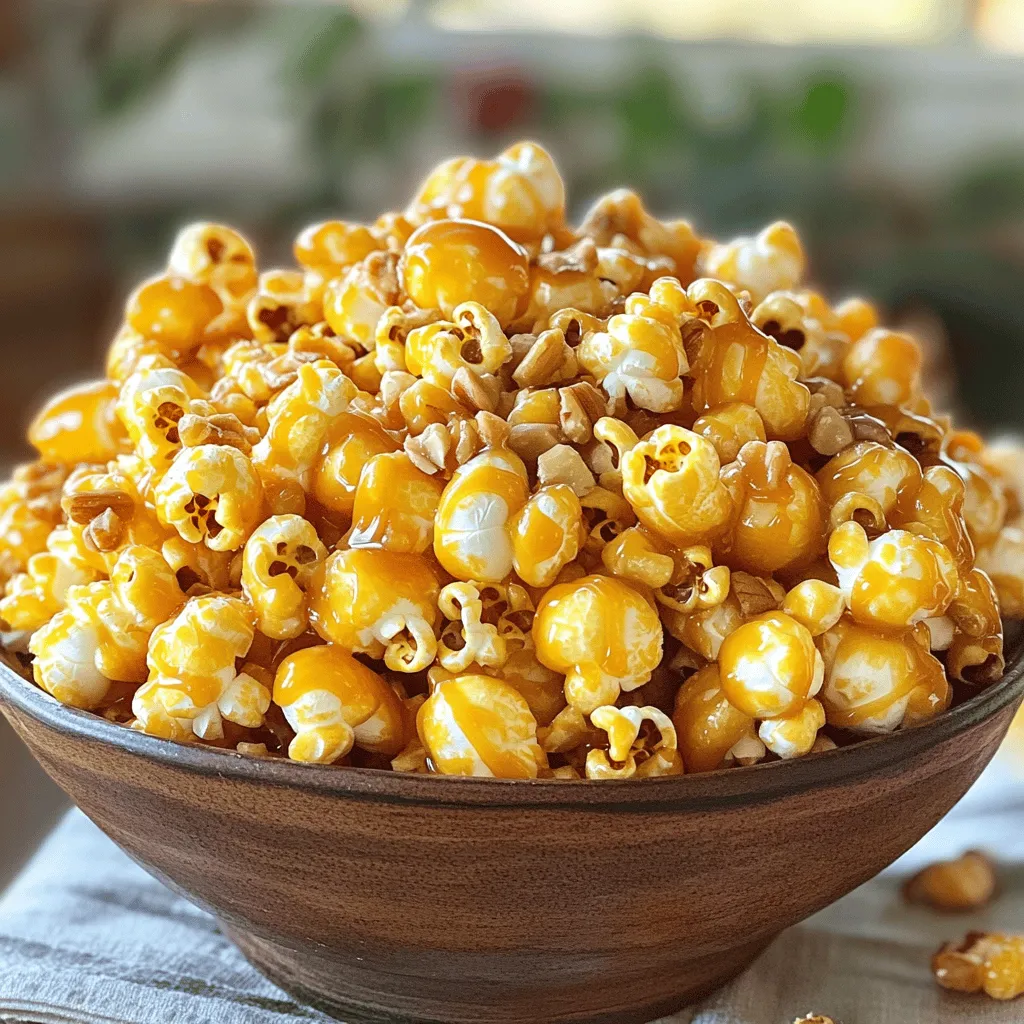 Amish Caramel Corn Irresistible Sweet Snack Recipe