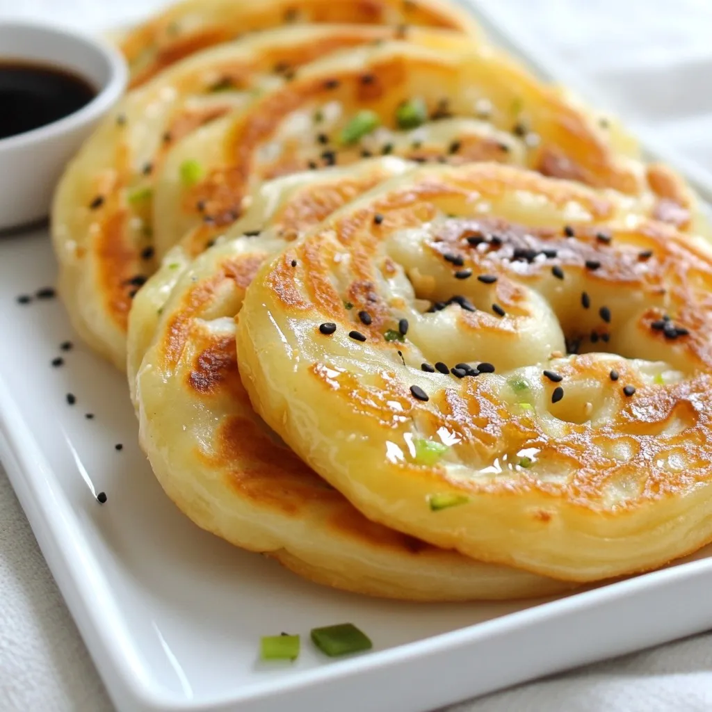 Crispy Chinese Scallion Pancakes Quick and Easy Recipe