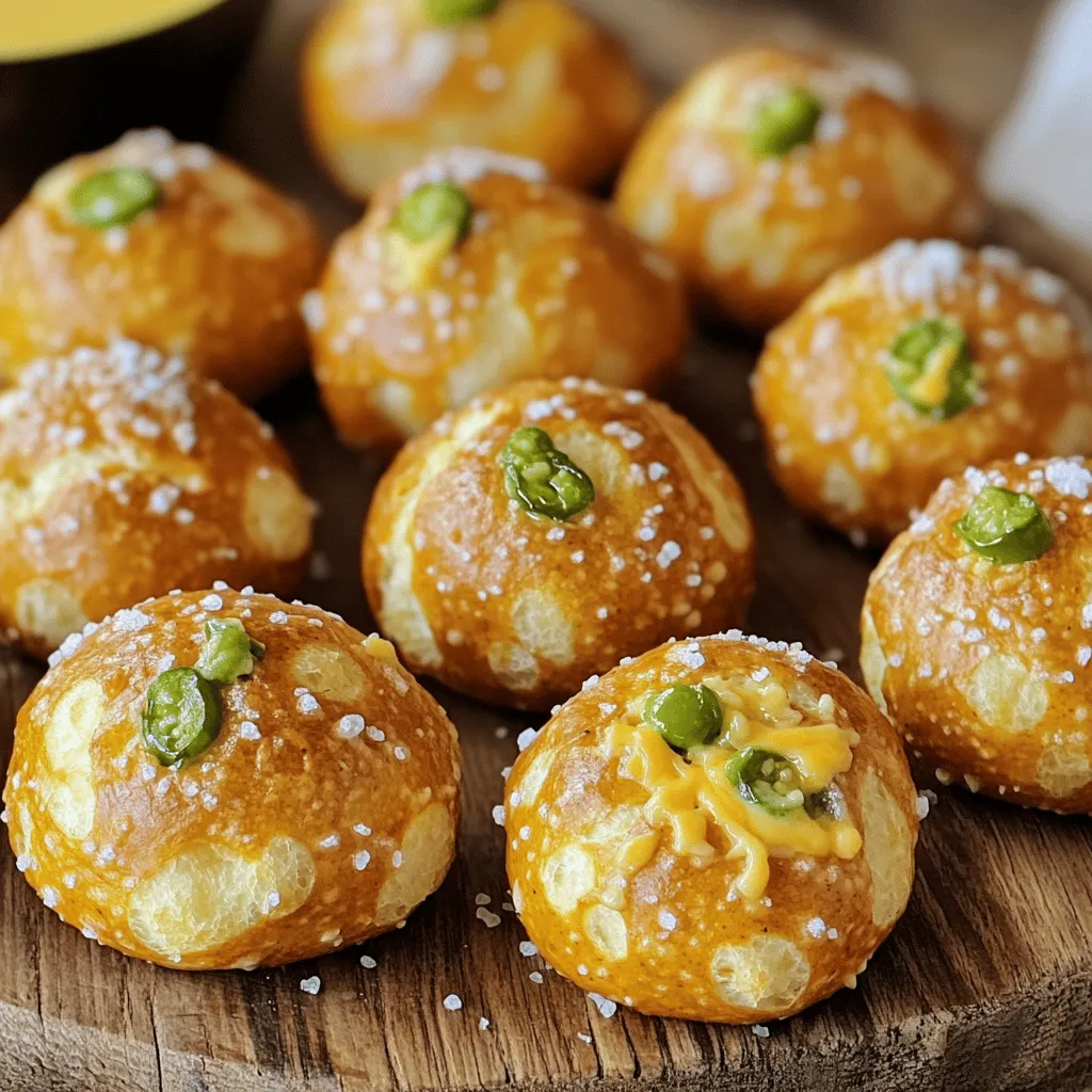 Air Fryer Jalapeño Cheddar Pretzel Bites Delight