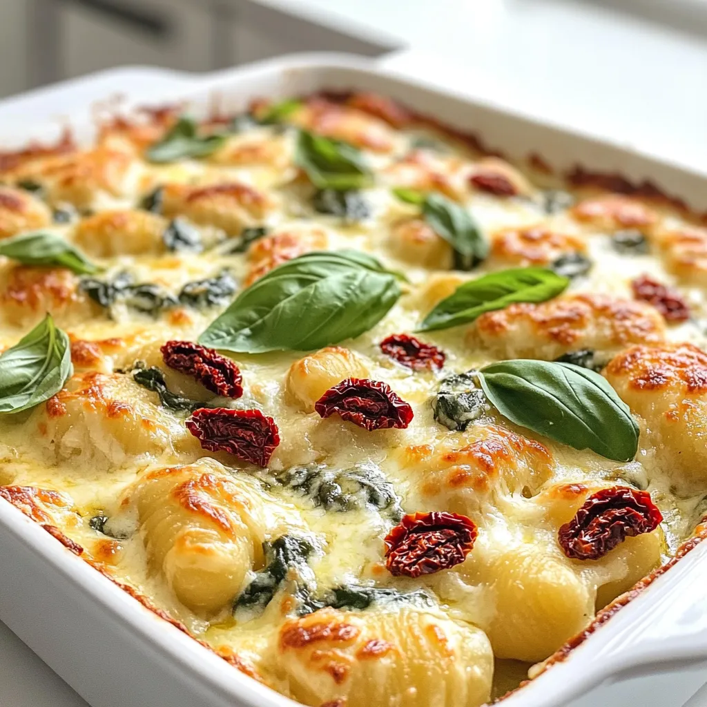 Creamy Sun-Dried Tomato Gnocchi Bake Savory Delight