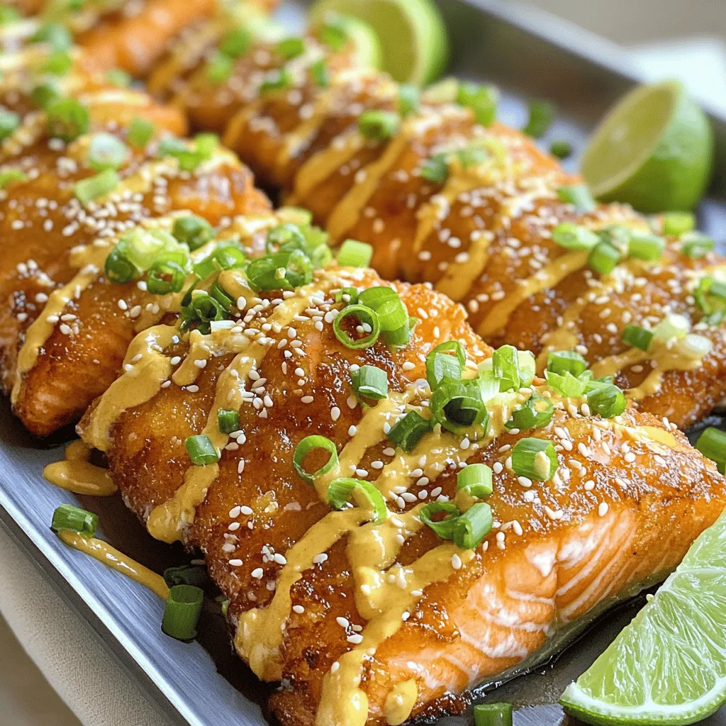 Bang Bang Salmon Delightfully Spicy and Tender Dish