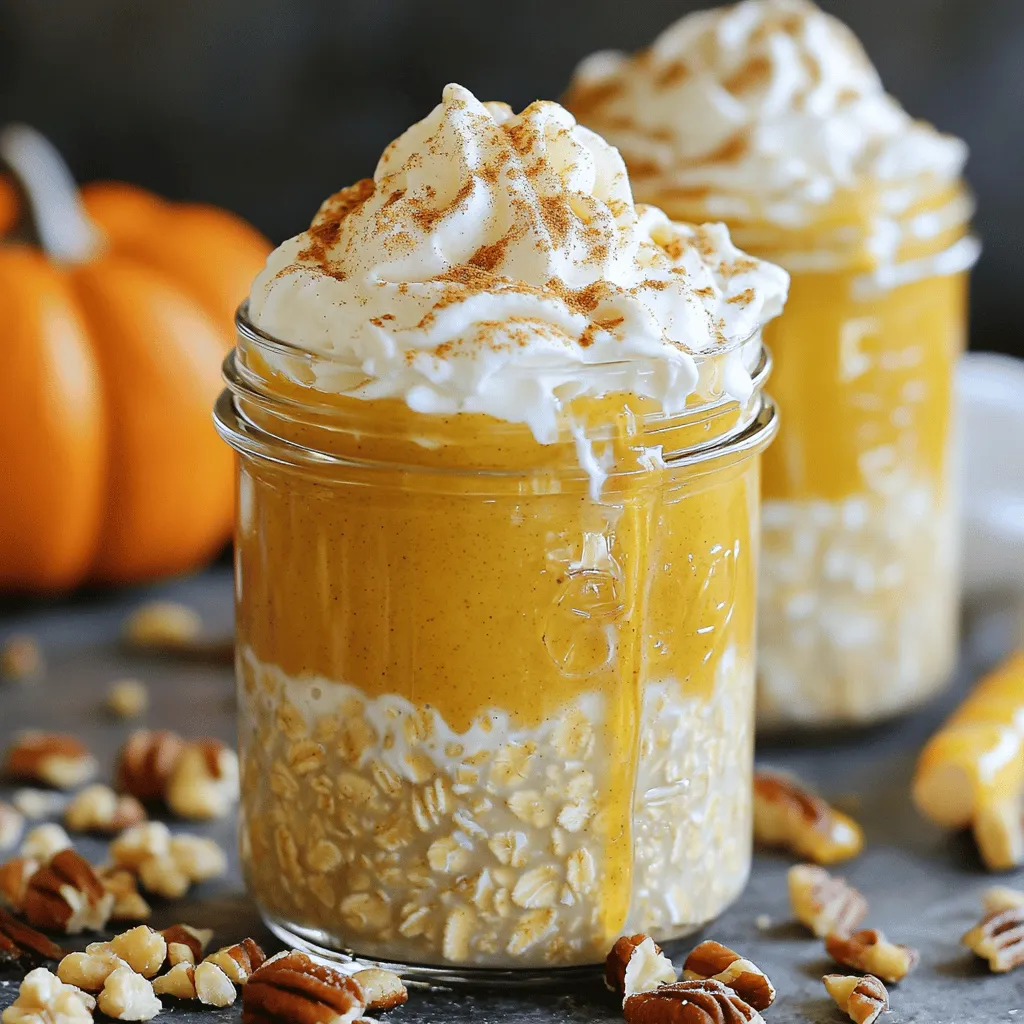 Pumpkin Spice Latte Overnight Oats Easy Recipe