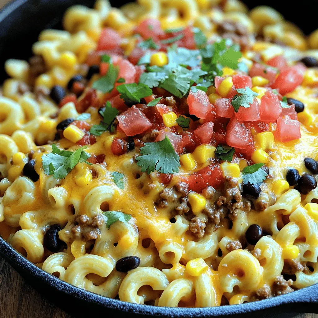 Taco Mac and Cheese Delight Flavorful Meal Idea