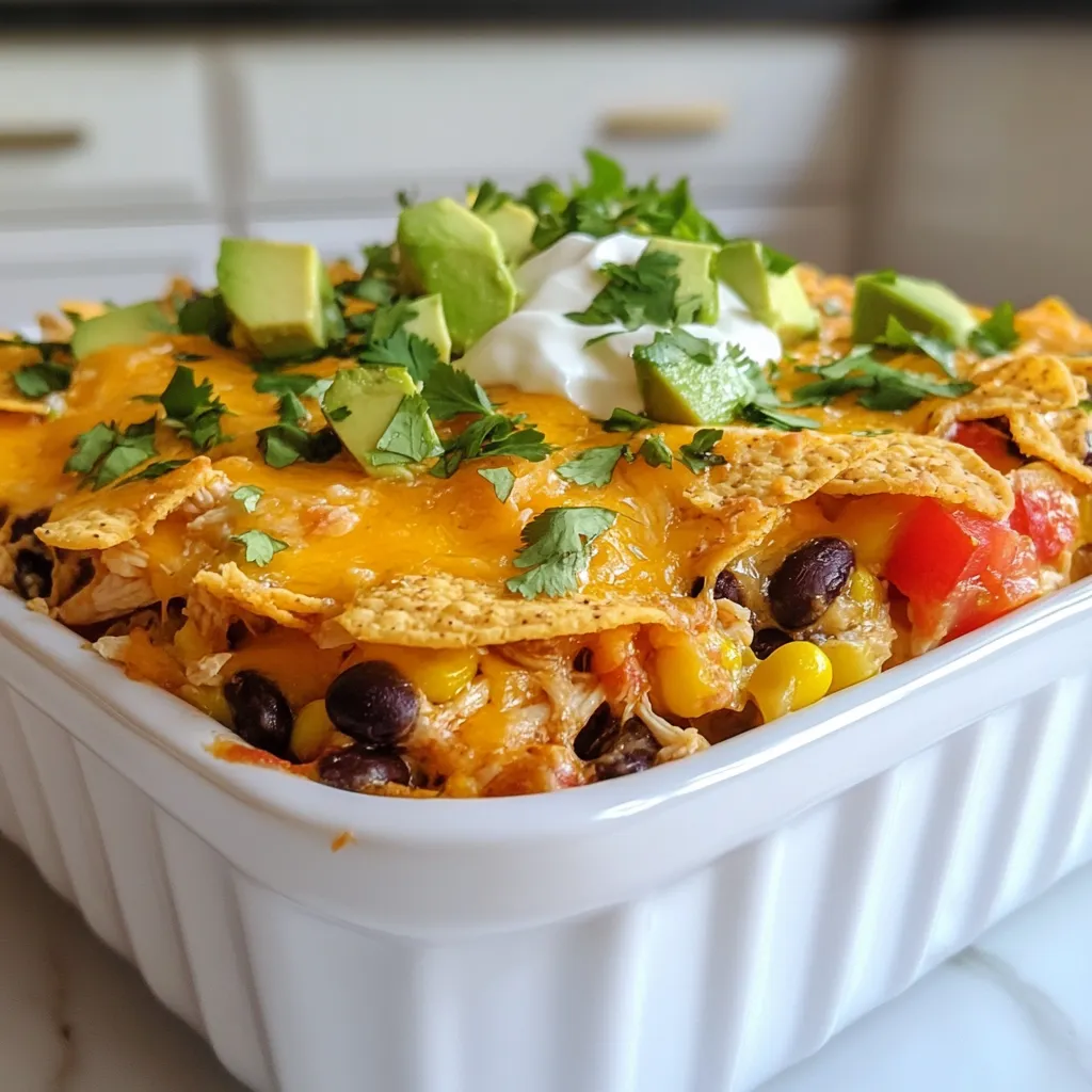 Chicken Taco Casserole Tasty and Simple Dinner