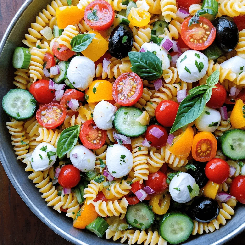 Easy Italian Pasta Salad in 20 Minutes Delight