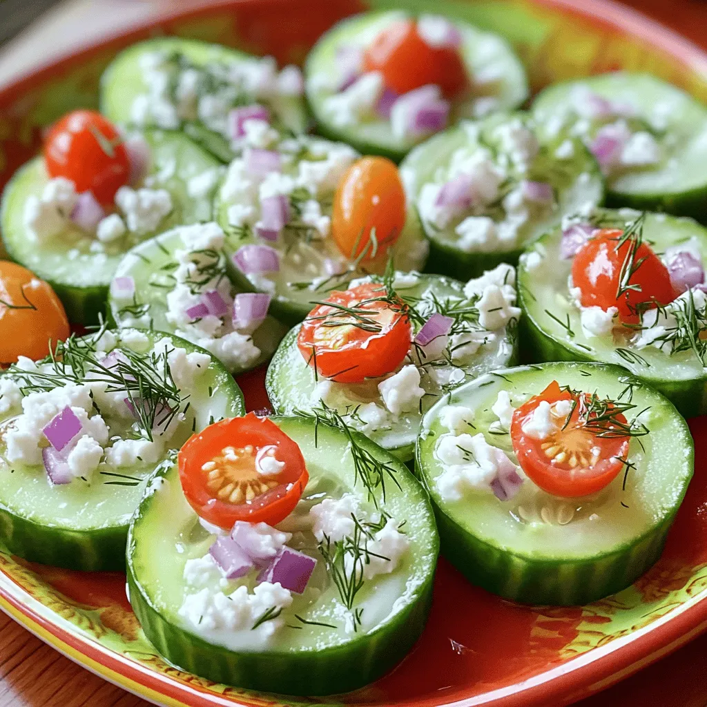 Minute Ranch Cucumber Bites Fresh and Easy Snack