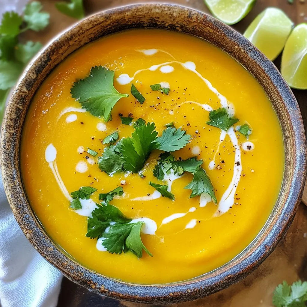 Carrot Ginger Soup Nourishing and Flavorful Delight