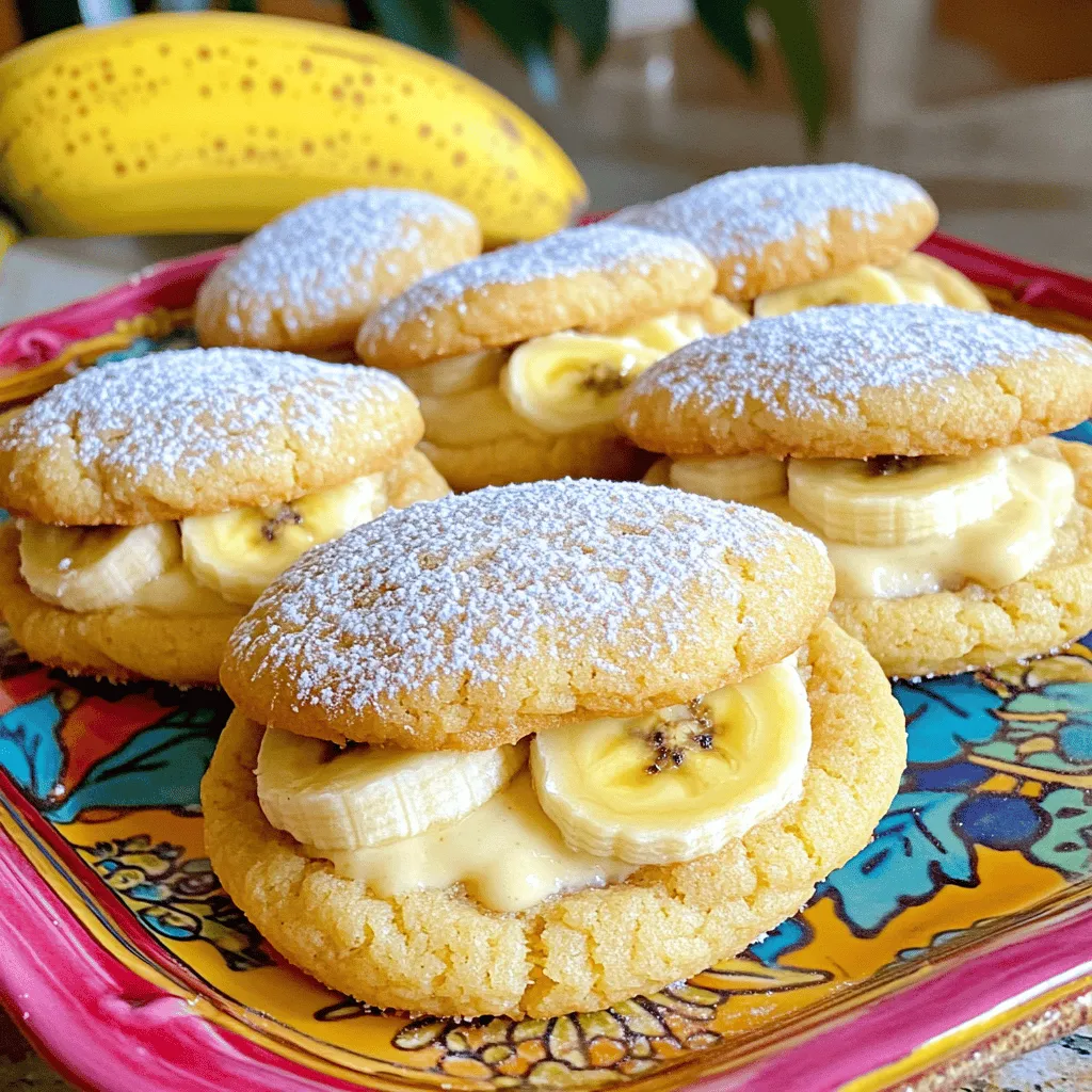 Stuffed Banana Pudding Cookies Delightful Dessert Treat