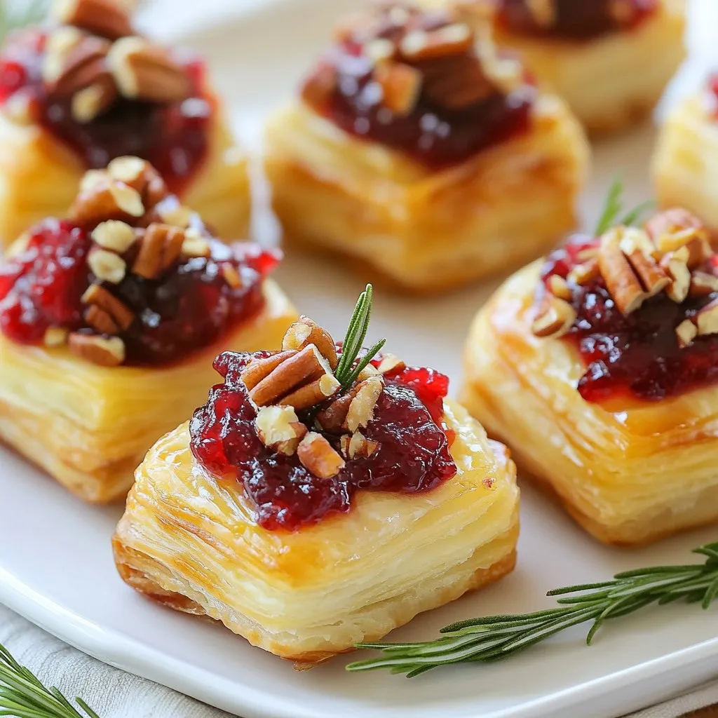 Cranberry Brie Bites Delicious Easy Party Appetizer