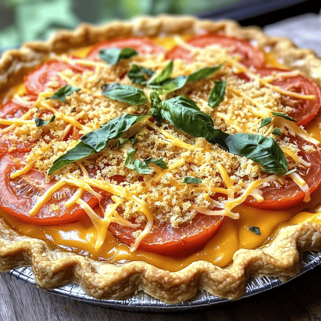 Pimento Cheese Tomato Pie Flavorful and Simple Dish