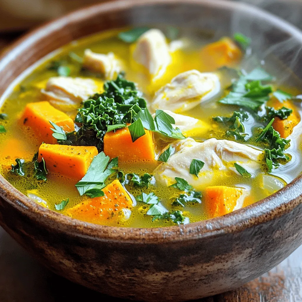 Anti-Inflammatory Chicken Soup Nourishing Meal Idea