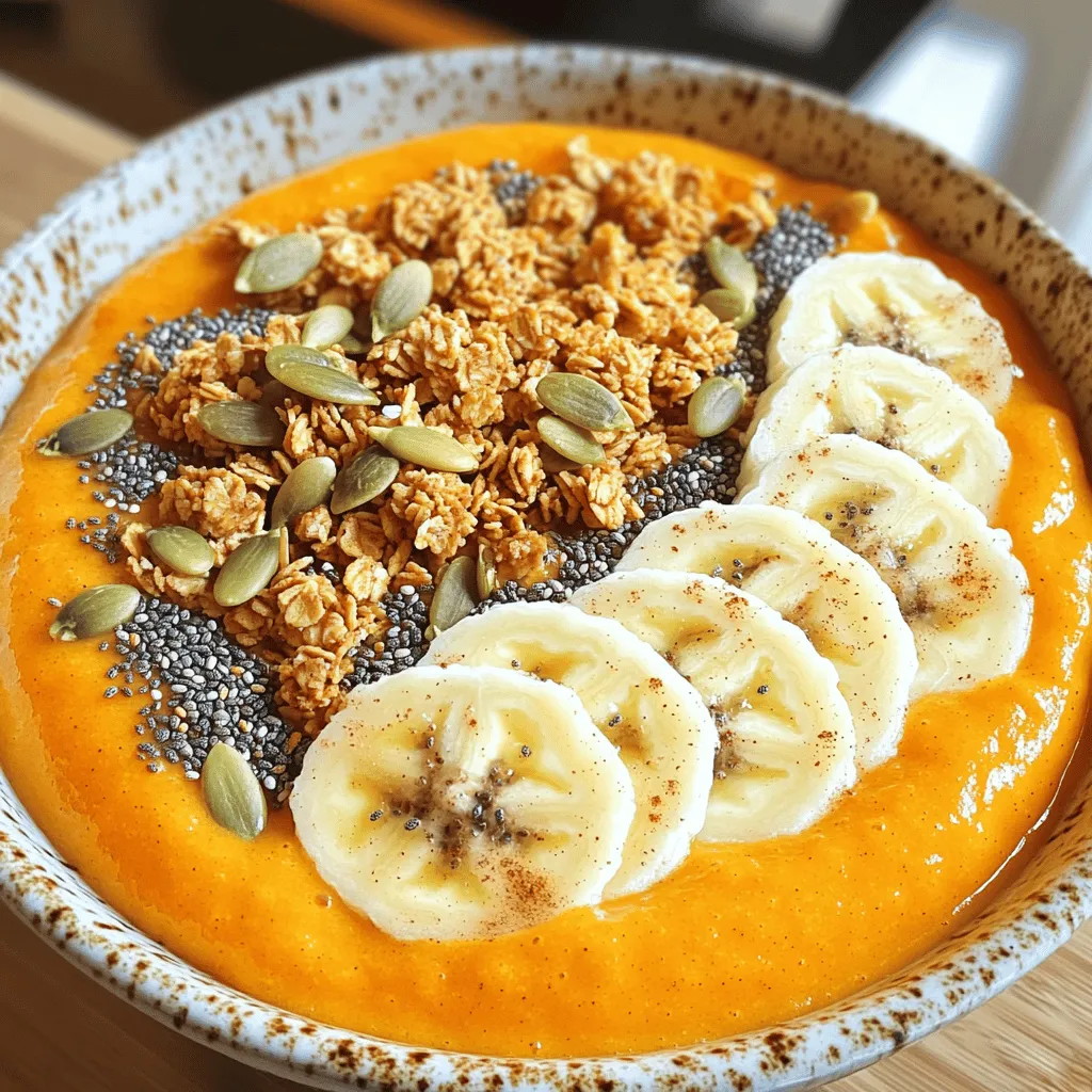 Pumpkin Spice Smoothie Bowl Deliciously Creamy Treat