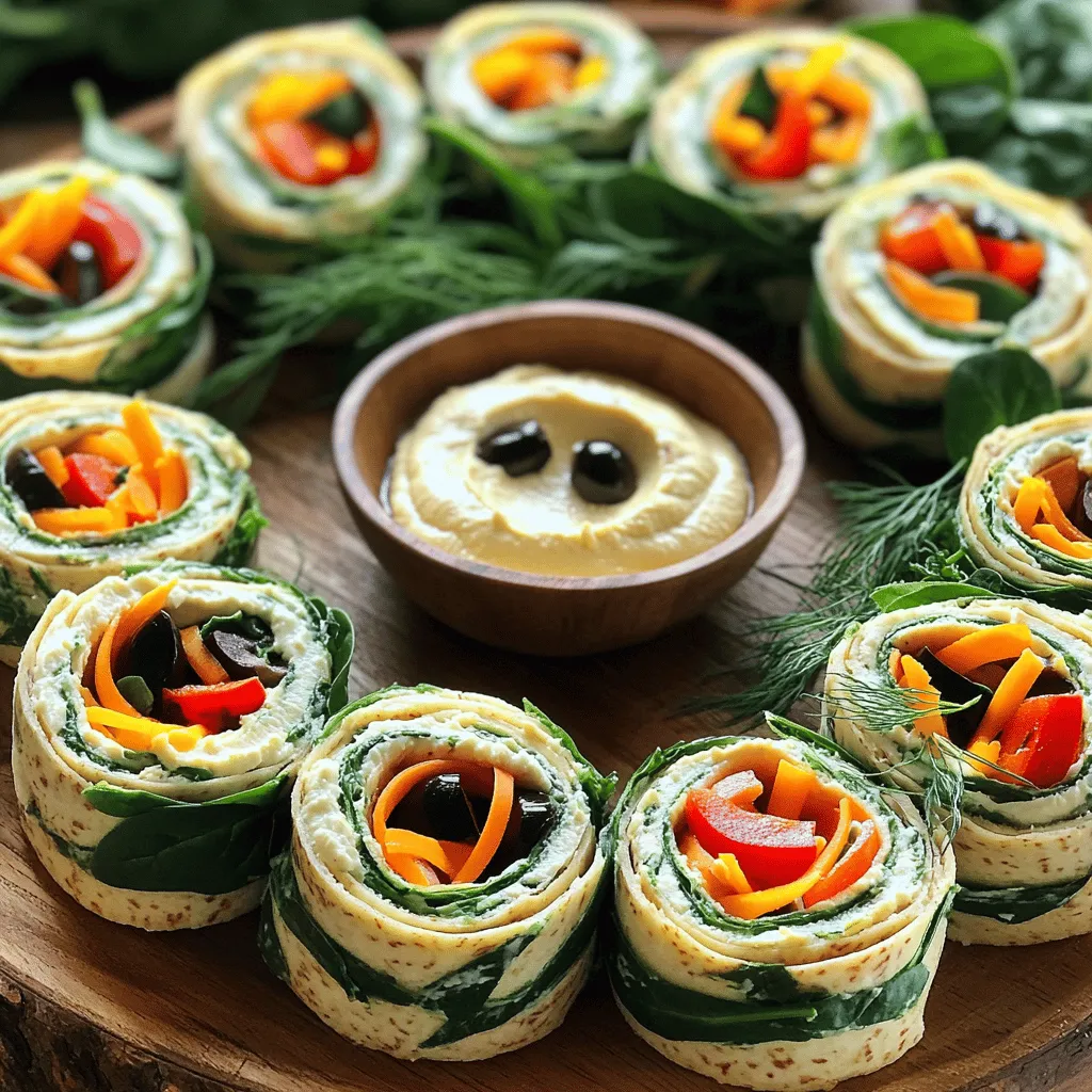 Easy Party Pinwheel Platter Delightful Snack Idea