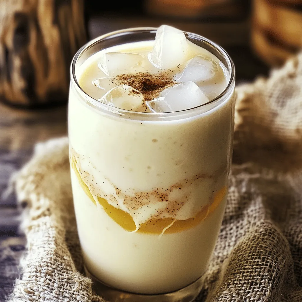 Cinnamon Honey Horchata Delicious Refreshing Drink