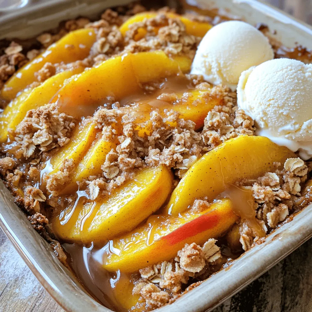 Classic Peach Crisp Delightful and Easy Recipe