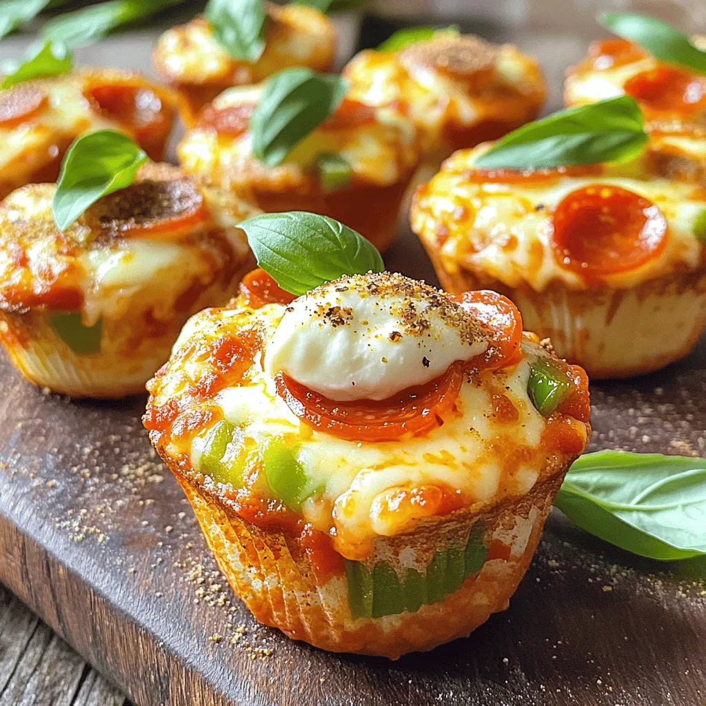 Deep-Dish Pizza Muffins Tasty and Fun Snack Idea