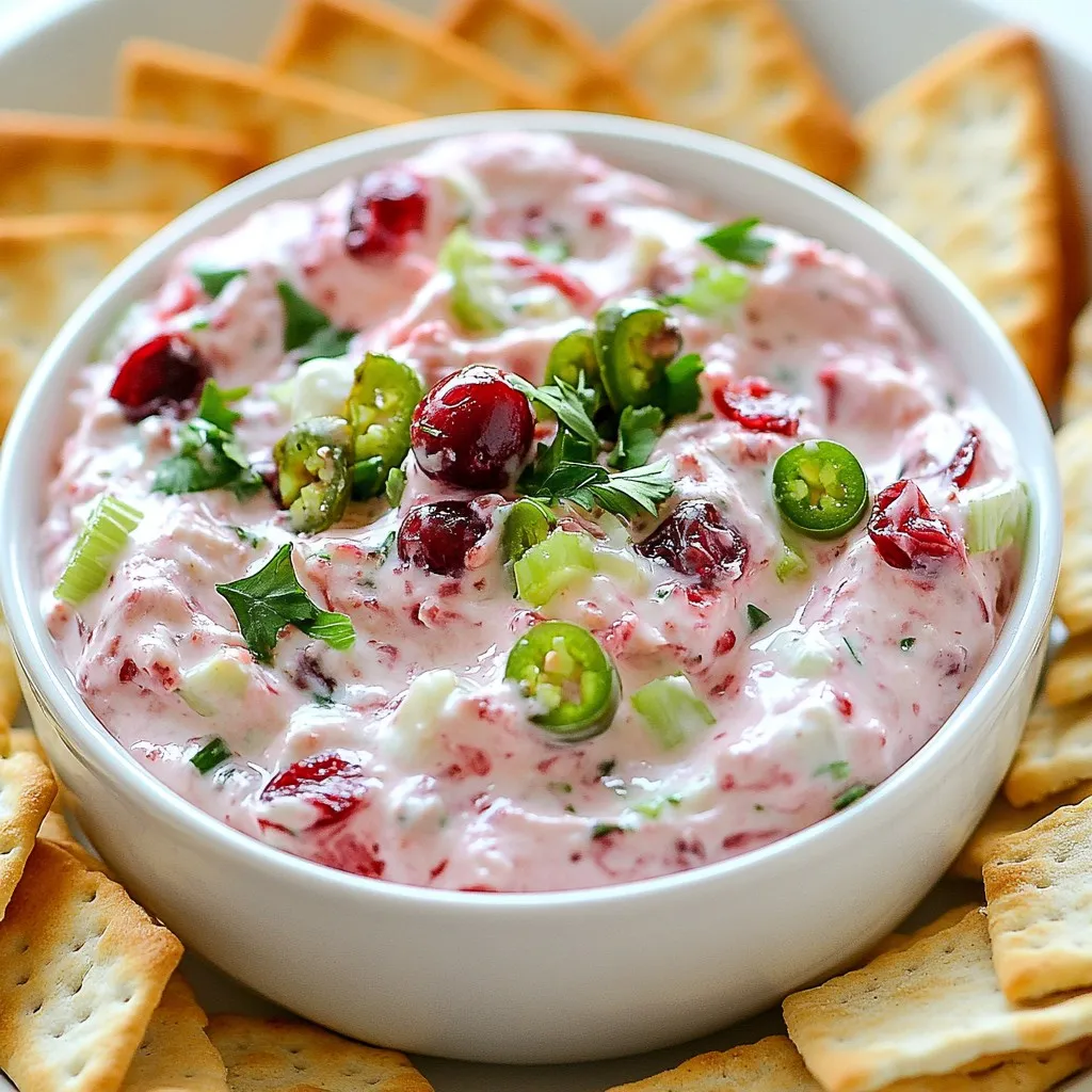 Cranberry Jalapeño Cream Cheese Dip Flavorful Delight