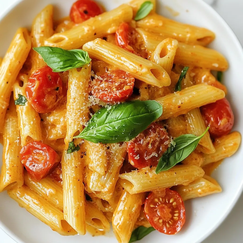 Vegan Creamy Tomato Pasta Rich and Flavorful Dish