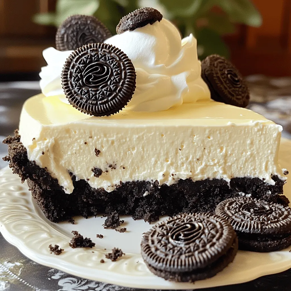 No Bake Oreo Cheesecake Delightful and Easy Recipe