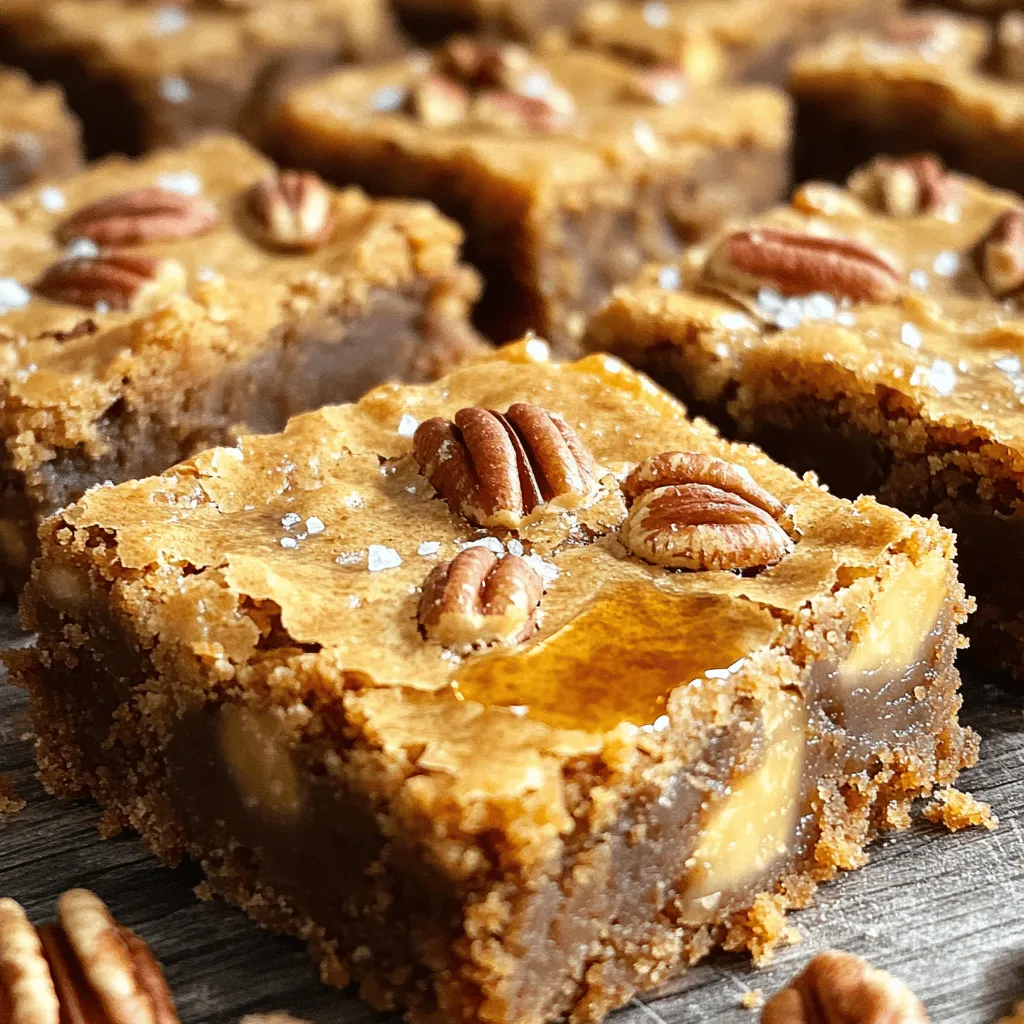 Brown Butter Maple Pecan Blondies Easy Baking Delight