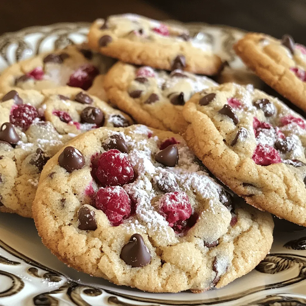 Raspberry Chocolate Chip Cookies Easy and Tasty Treat
