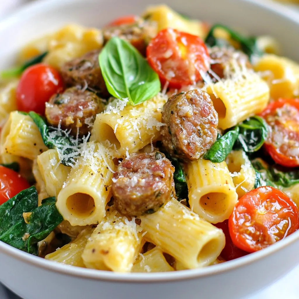 Creamy Italian Sausage Rigatoni Flavorful Easy Recipe