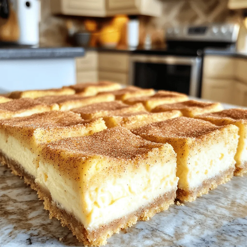 Snickerdoodle Cheesecake Bars Creamy and Delicious Treat