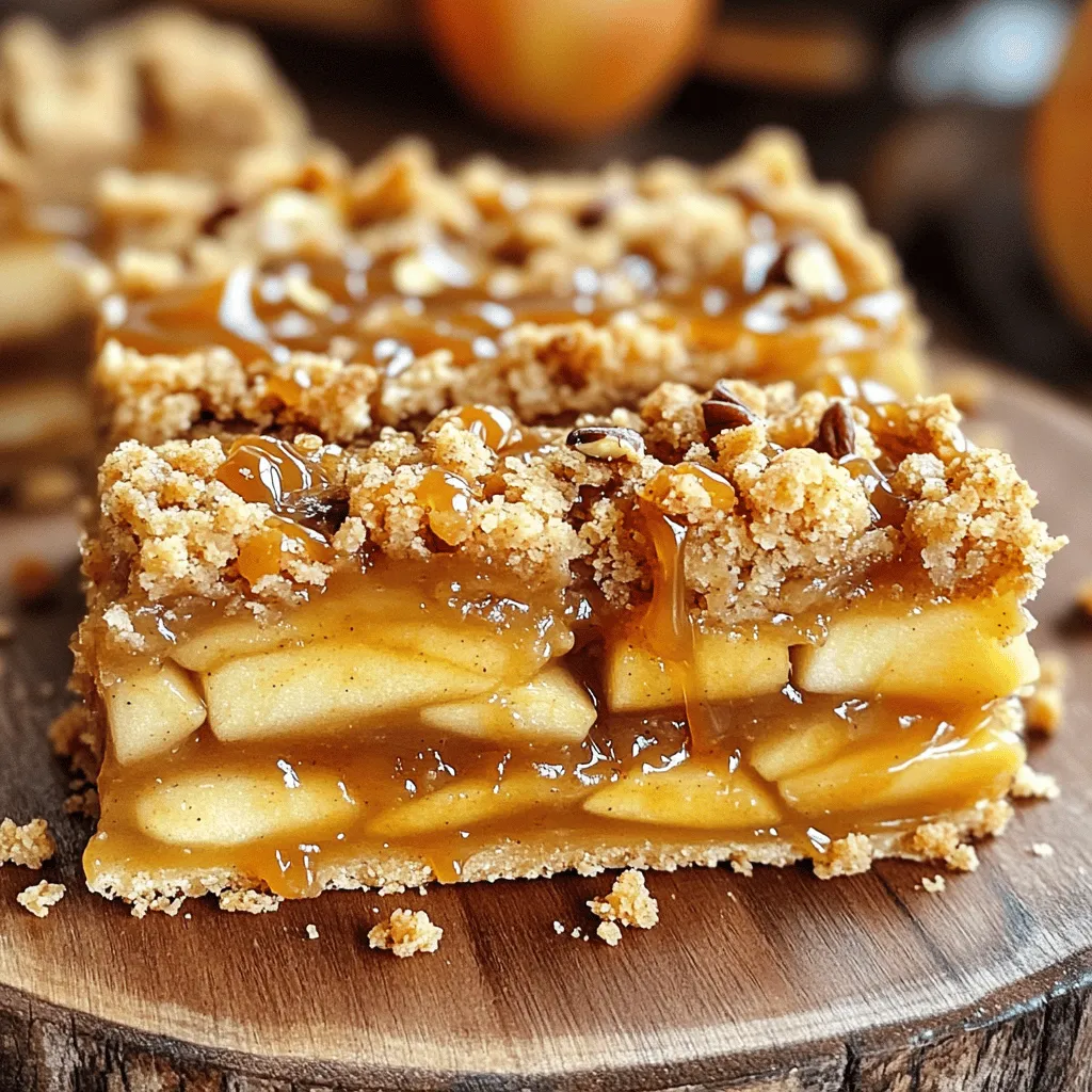 Caramel Apple Crumble Bars Simple and Tasty Treat