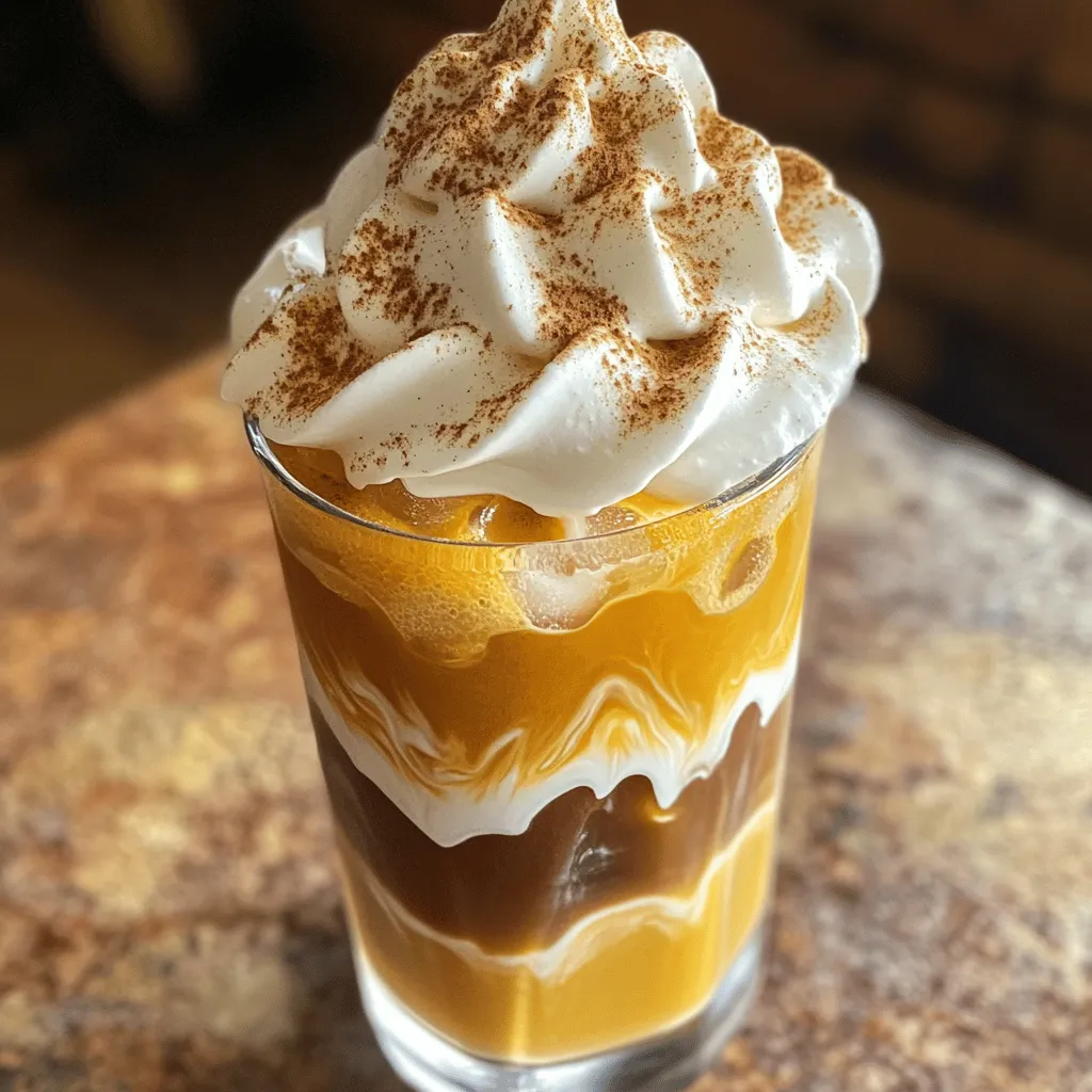 Iced Pumpkin Cream Cold Brew Flavored Delight Recipe