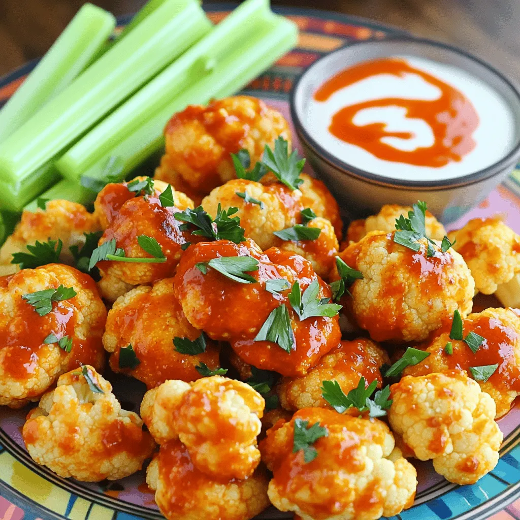 Air Fryer Buffalo Cauliflower Wings Delicious Recipe
