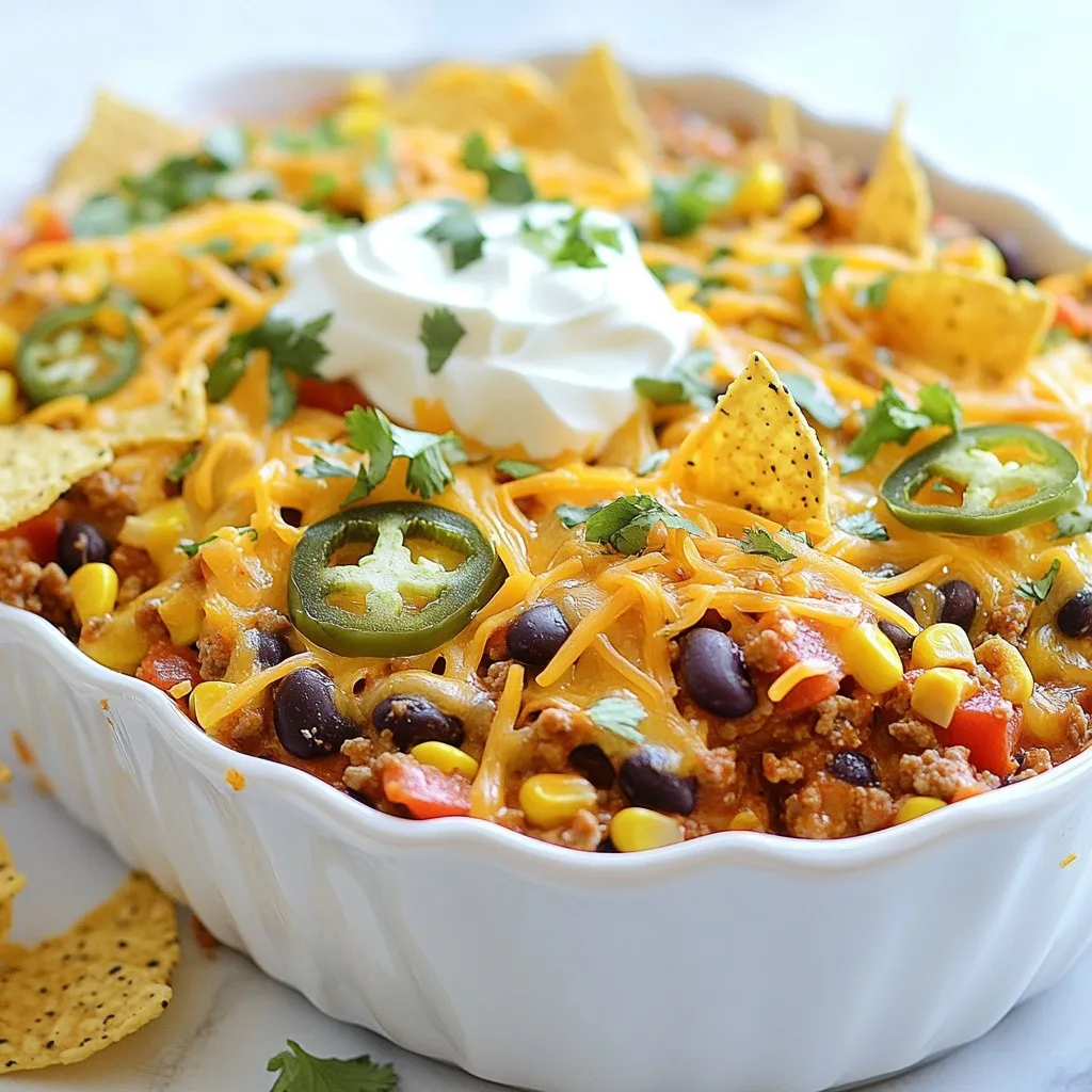 Crockpot Taco Casserole Flavorful and Easy Recipe