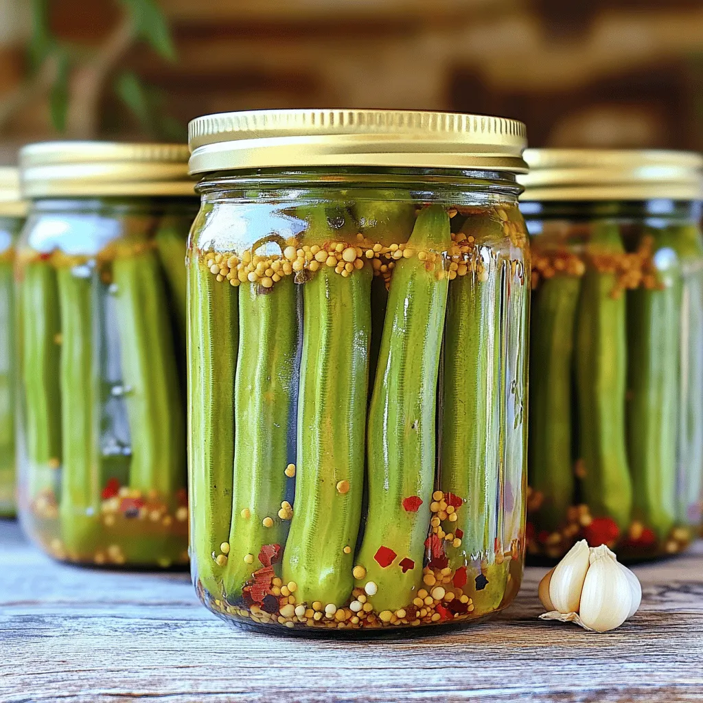 Pickled Okra Delightful Flavor for Every Meal