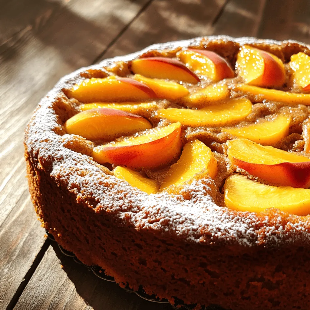 Brown Sugar Peach Cake Delightfully Sweet Recipe