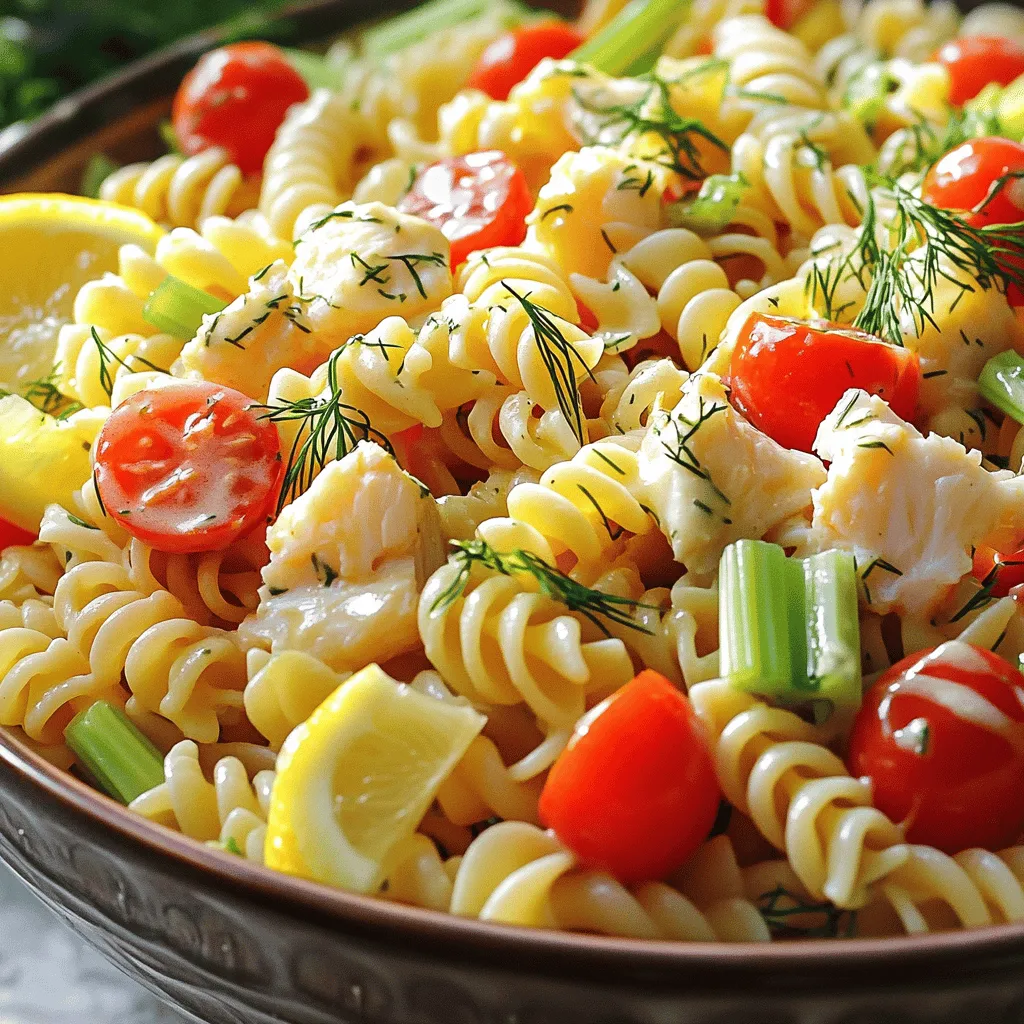 Crab Pasta Salad Fresh and Flavorful Delight