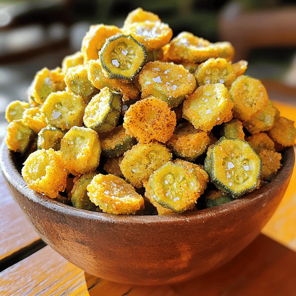 Crispy Fried Okra Perfectly Flavored Every Time