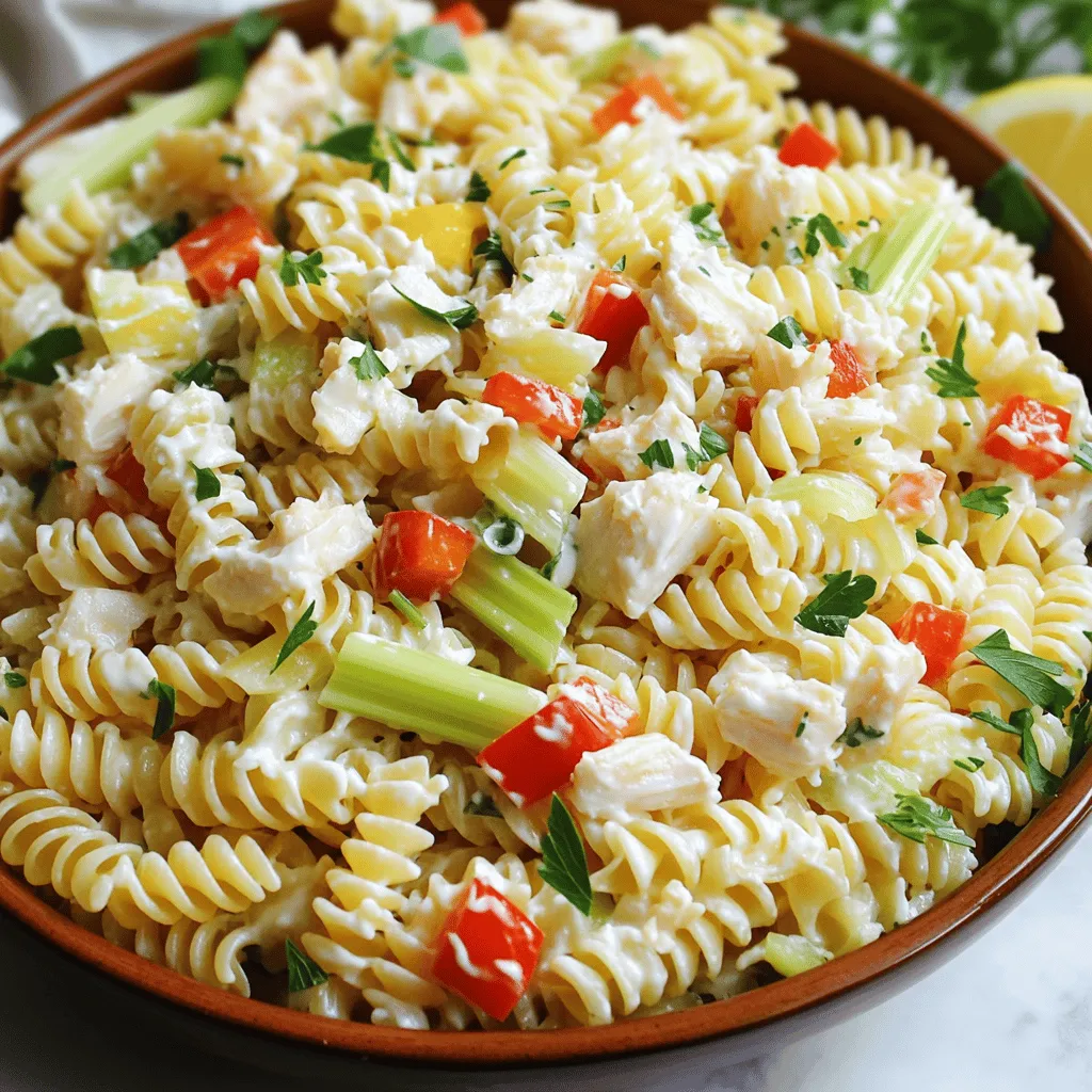 Creamy Crab Pasta Salad Delightful and Easy Recipe