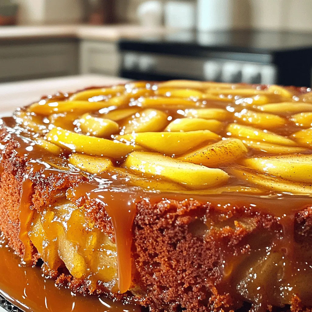 Caramel Apple Upside Down Cake Delightful and Simple