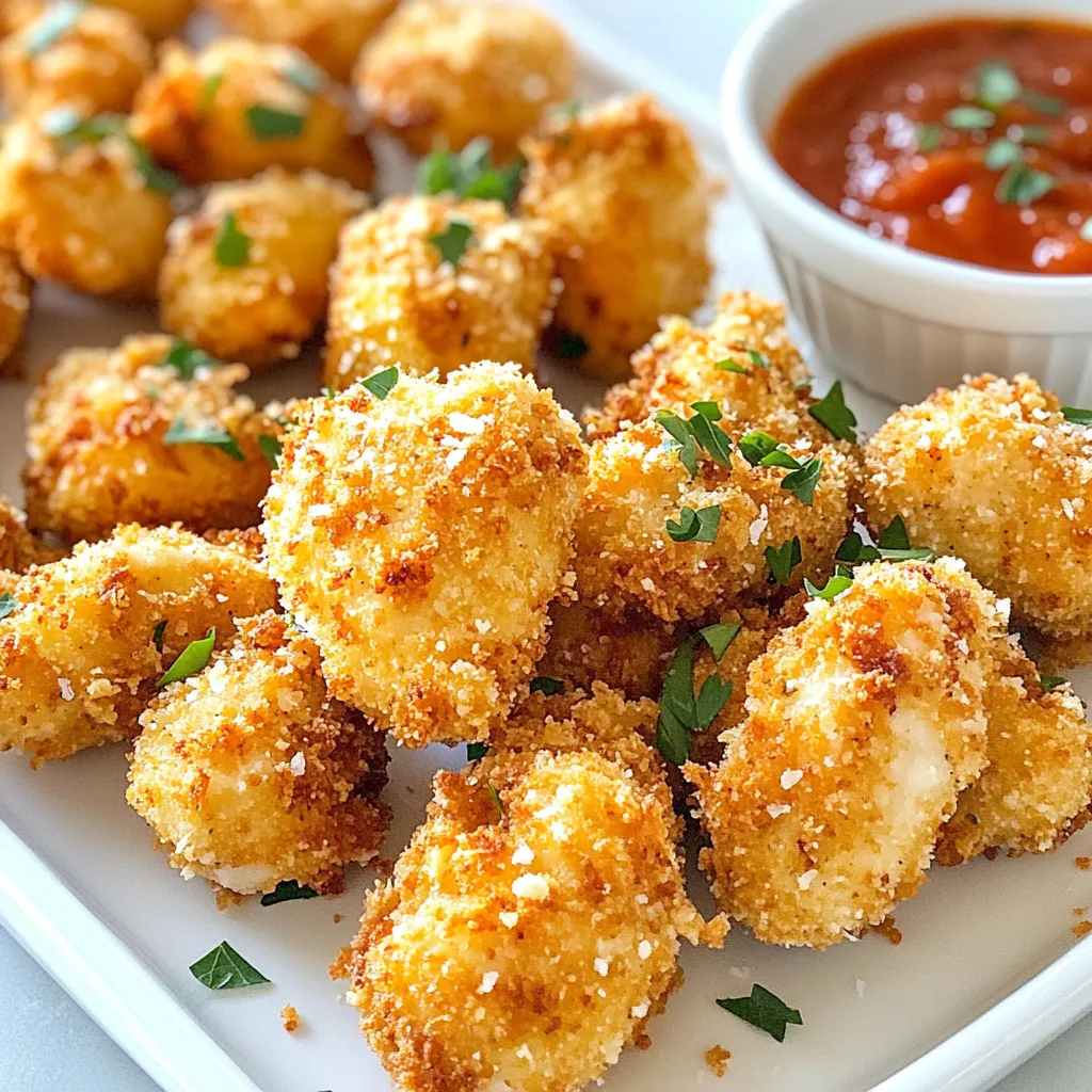 Garlic Parmesan Chicken Bites Tasty and Simple Snack