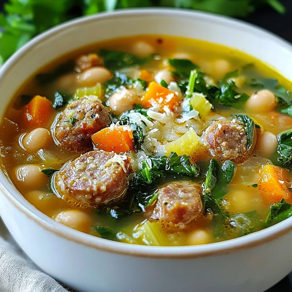 Italian Sausage White Bean Soup Flavorful Comfort Bowl