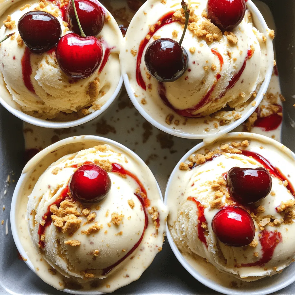 No Churn Cherry Cola Ice Cream Delightful Frozen Treat