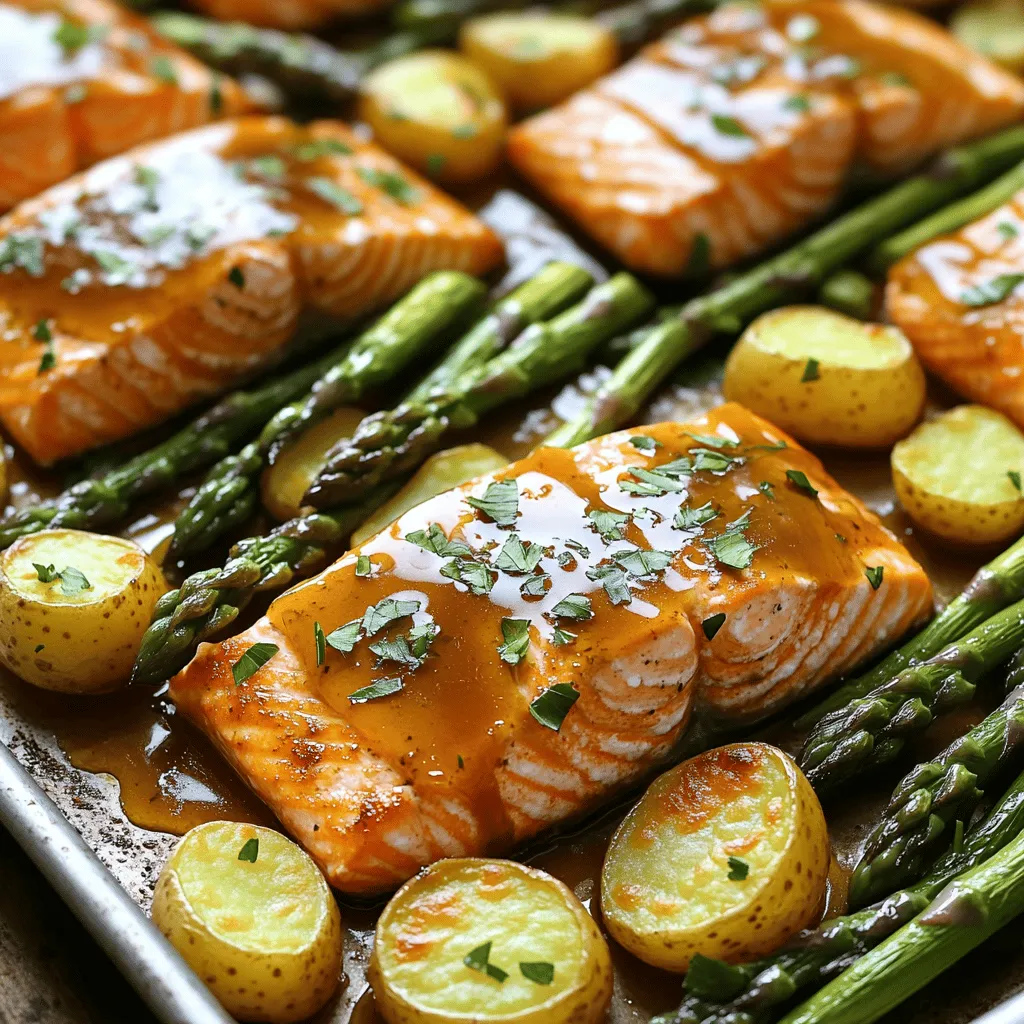 Maple Dijon Salmon Sheet Pan Dinner Delight