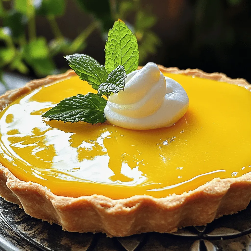 Mango Curd Tart Flavorful and Easy Dessert Recipe