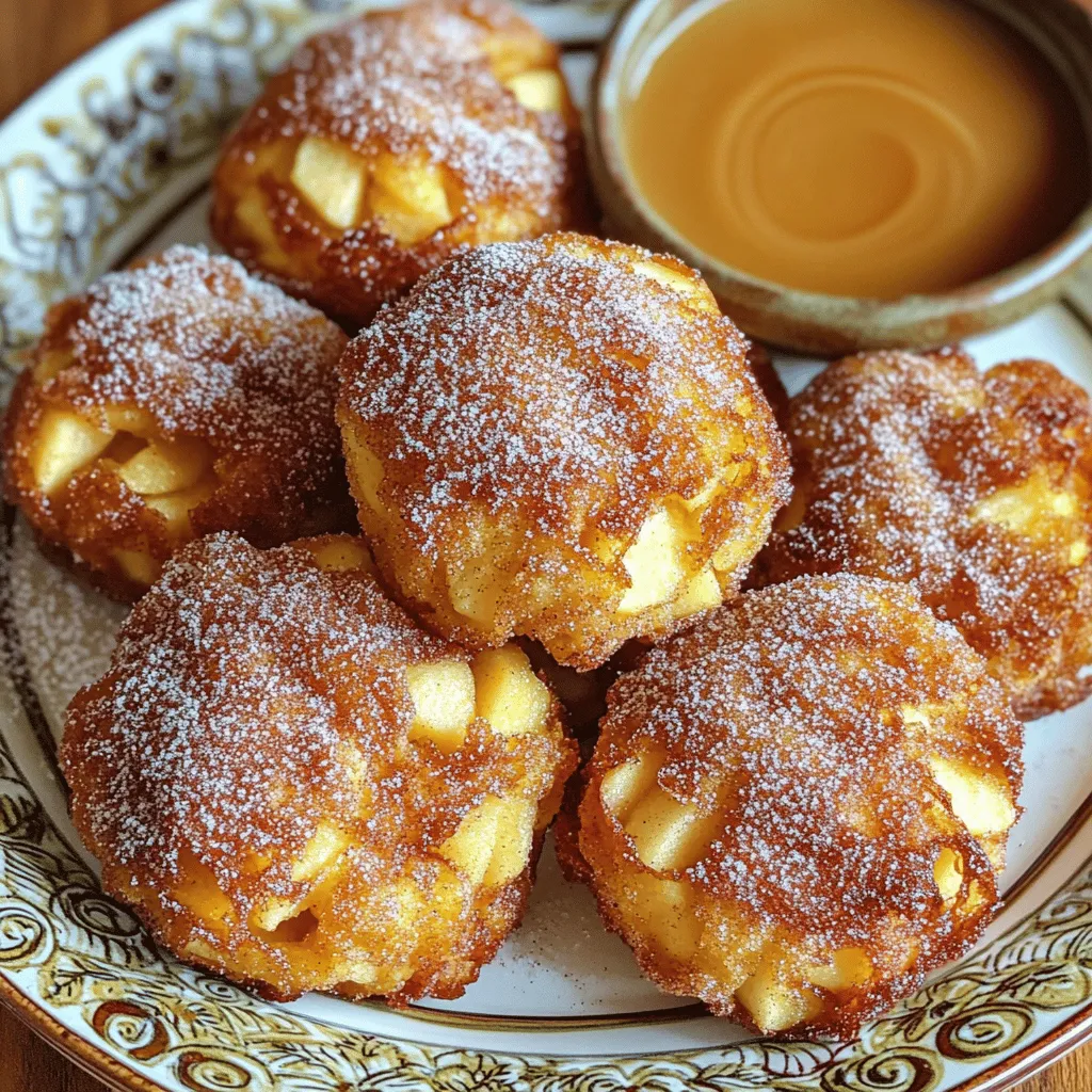 Baked Apple Fritters Golden and Delicious Treat