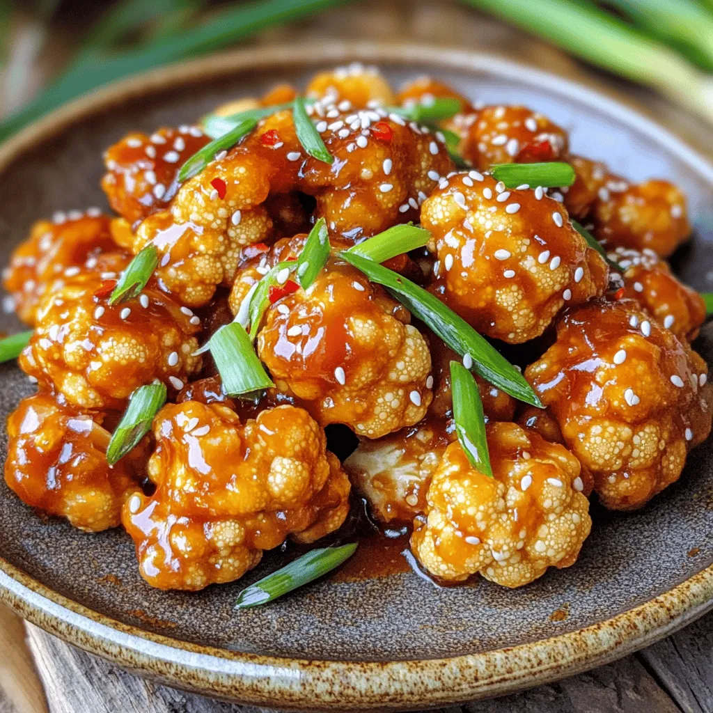 General Tso’s Cauliflower Flavorful and Simple Dish